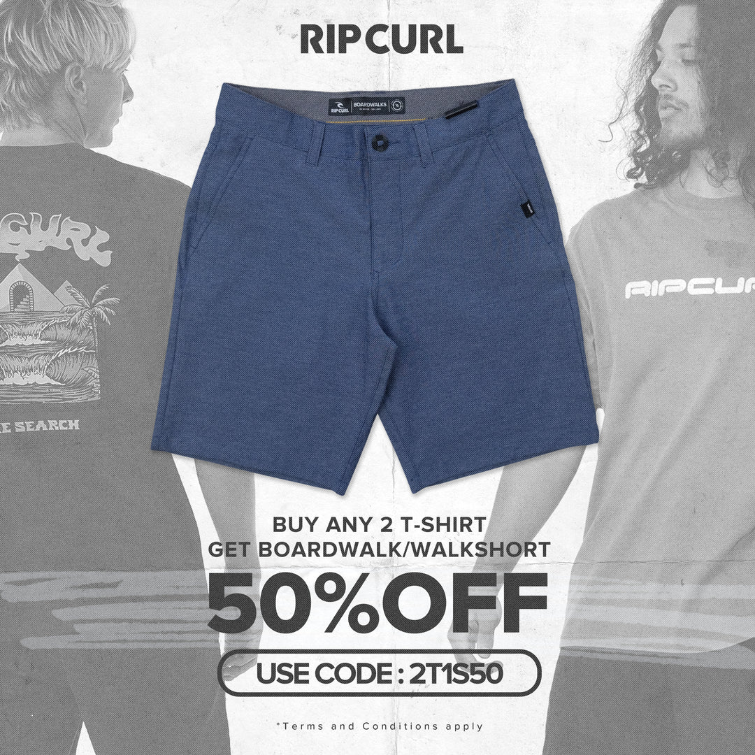 BUY 2 TEE GET 1 BOARDSHORT/WALK OFF 50%