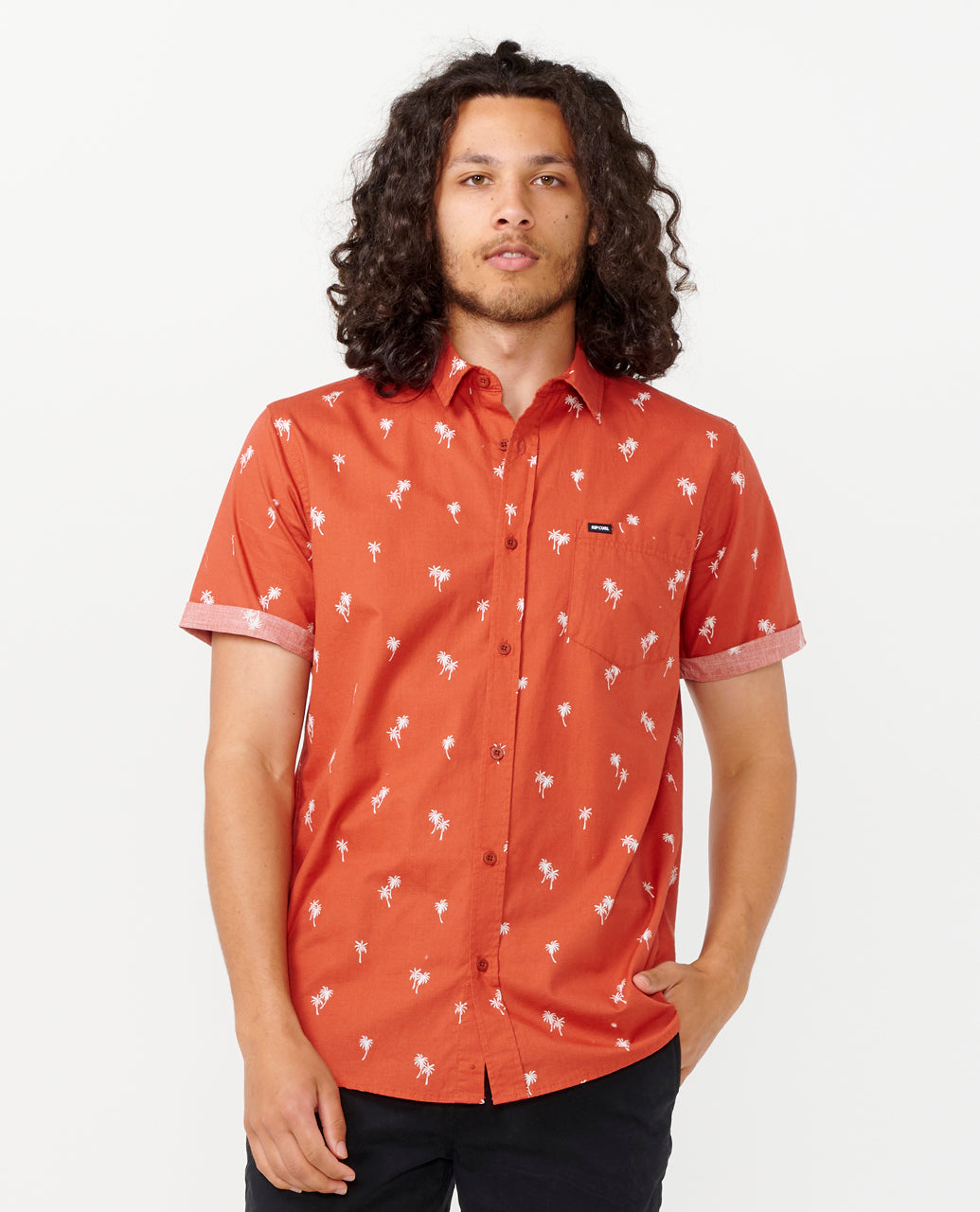 Rip Curl Men Paradise Palms S/S Shirt 00EMSH