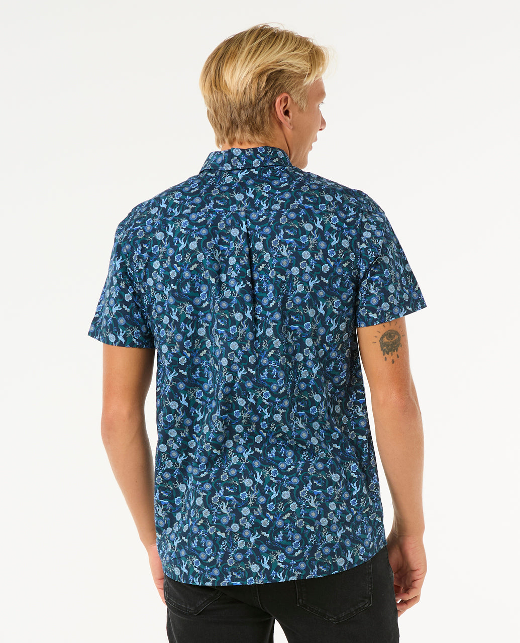 Rip Curl Men Floral Reef S/S Shirt 03DMSH