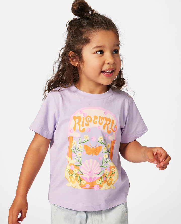 Rip Curl Girl Rainbow Tropics Art Tee-Girl 047JTE