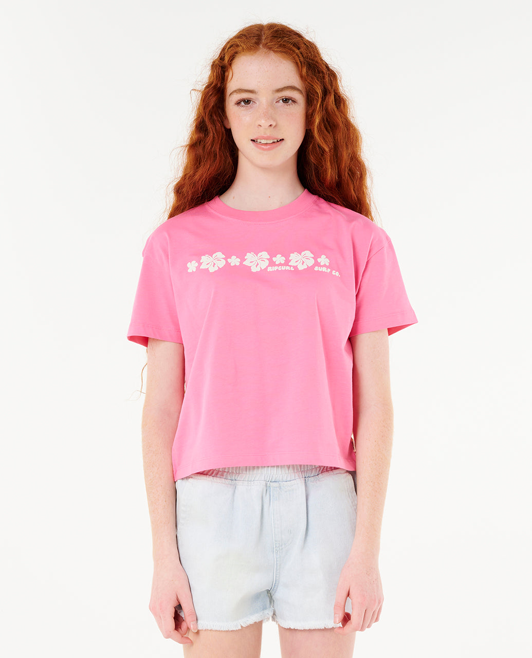 Rip Curl Girl Neon Isles Crop Tee - Girl 04PGTE