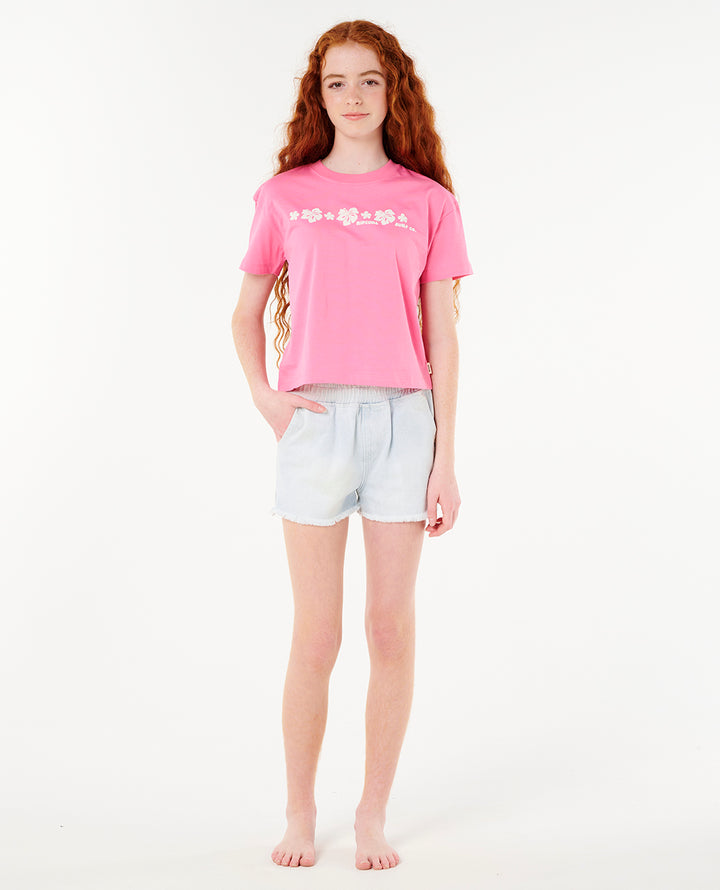 Rip Curl Girl Neon Isles Crop Tee - Girl 04PGTE