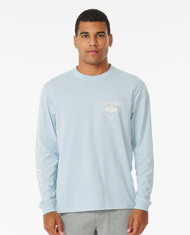 Rip Curl Men Fade Out Icon L/S Tee 0BQMTE