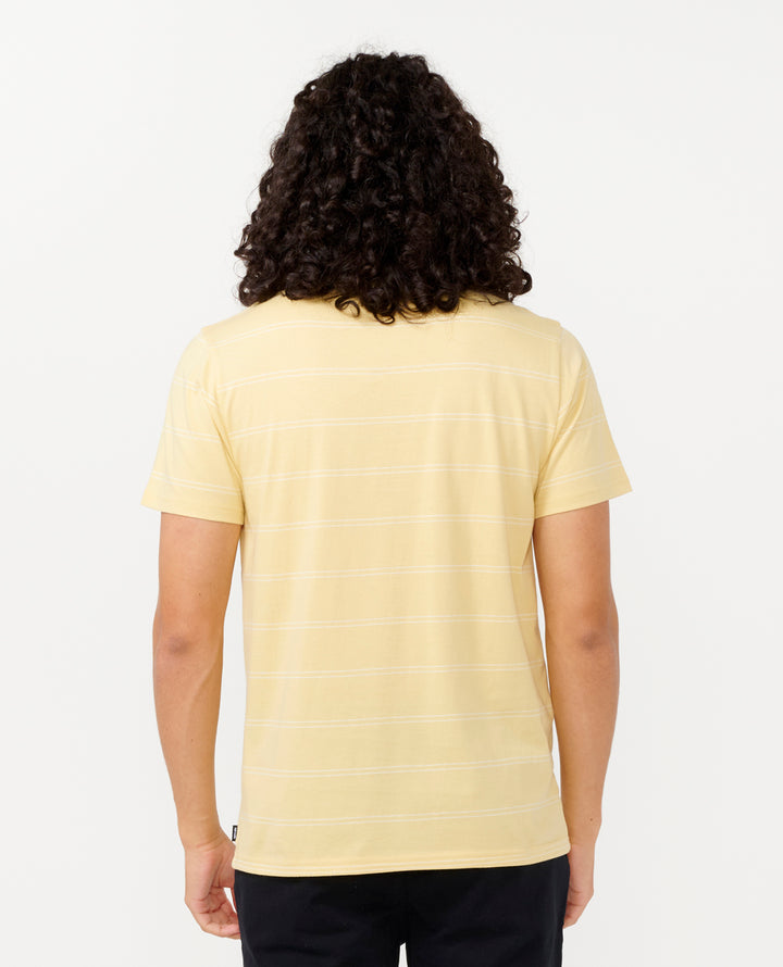 Rip Curl Men Plain Stripe Tee 0BSMTE