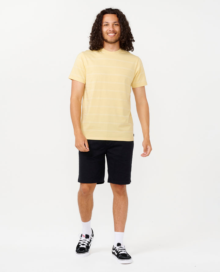 Rip Curl Men Plain Stripe Tee 0BSMTE