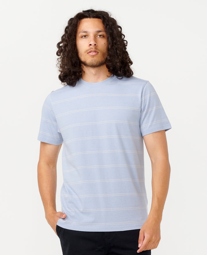 Rip Curl Men Plain Stripe Tee 0BSMTE