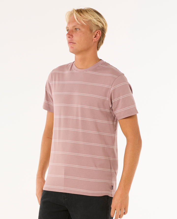 Rip Curl Men Plain Stripe Tee 0BSMTE