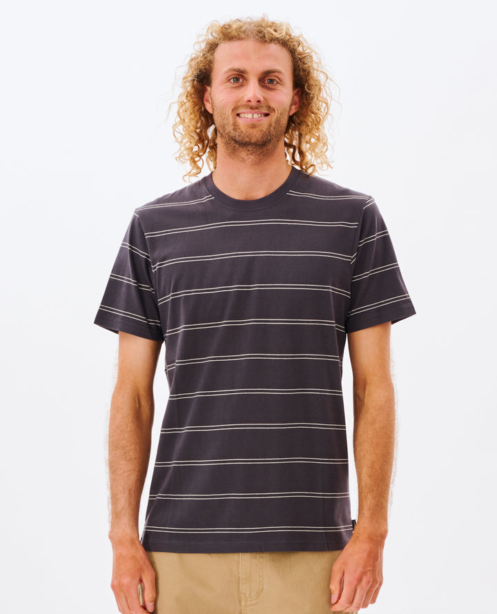 Rip Curl Men Plain Stripe Tee 0BSMTE