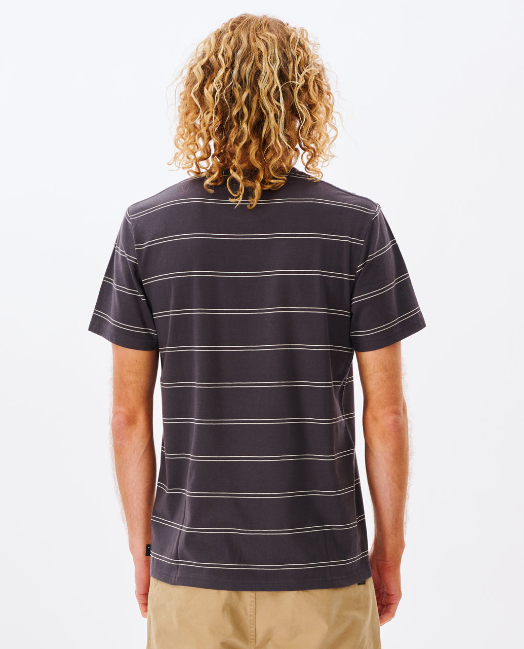 Rip Curl Men Plain Stripe Tee 0BSMTE