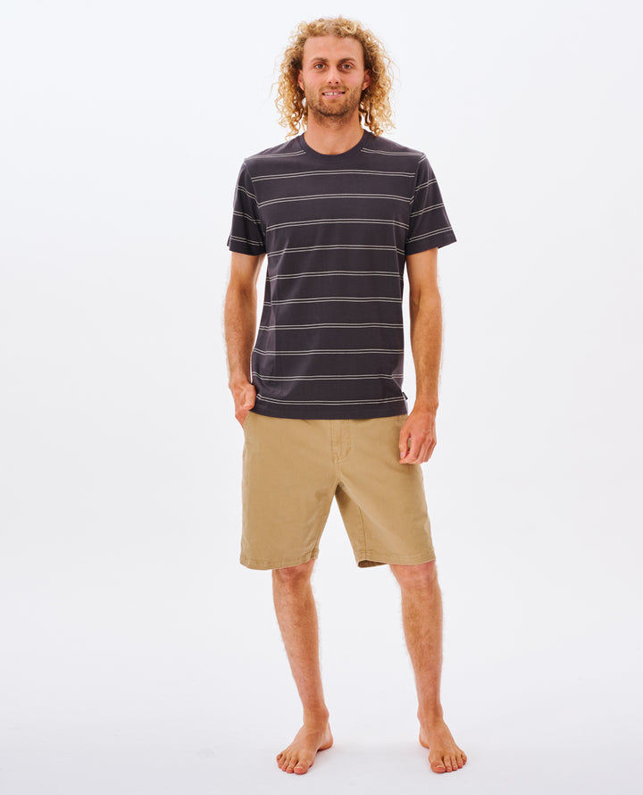 Rip Curl Men Plain Stripe Tee 0BSMTE