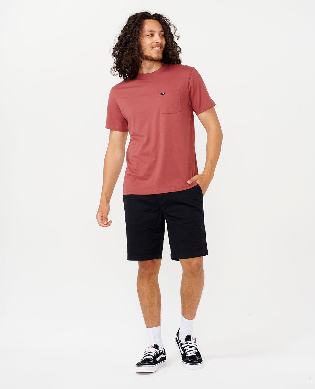 Rip Curl Men Plain Pocket Tee 0BTMTE