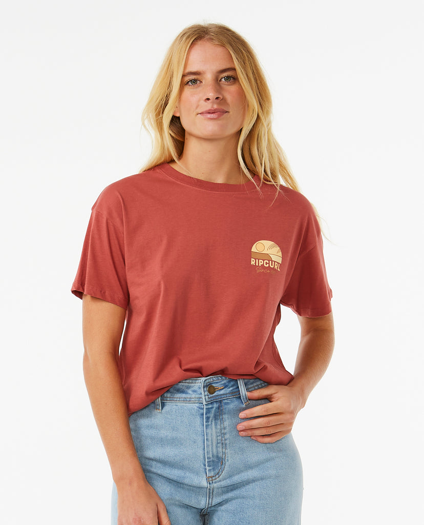 Rip Curl Women Line Up Relaxed Tee 0BYWTE – Rip Curl MY