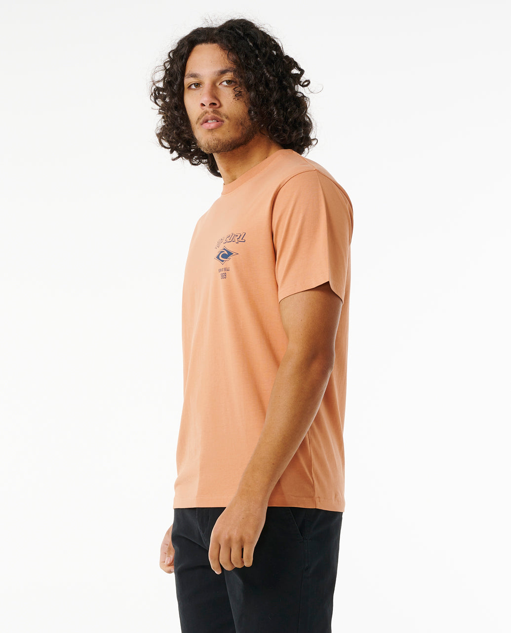 Rip Curl Men Fade Out Icon Tee 0CAMTE