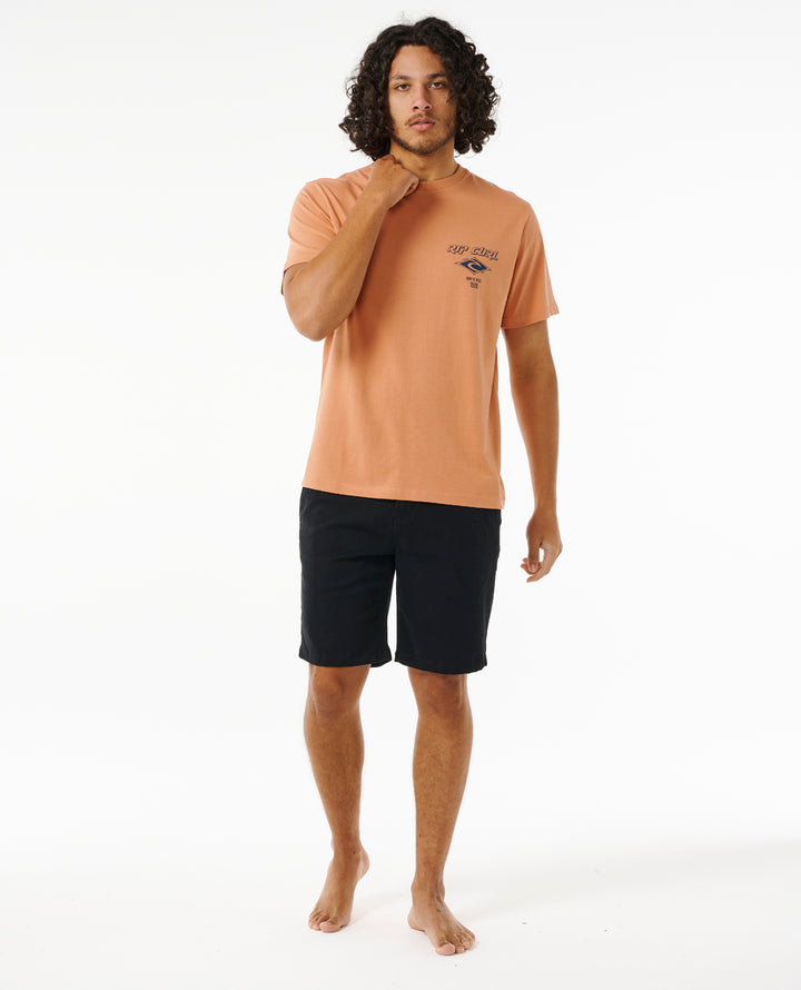 Rip Curl Men Fade Out Icon Tee 0CAMTE