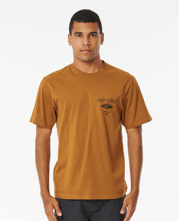 Rip Curl Men Fade Out Icon Tee 0CAMTE