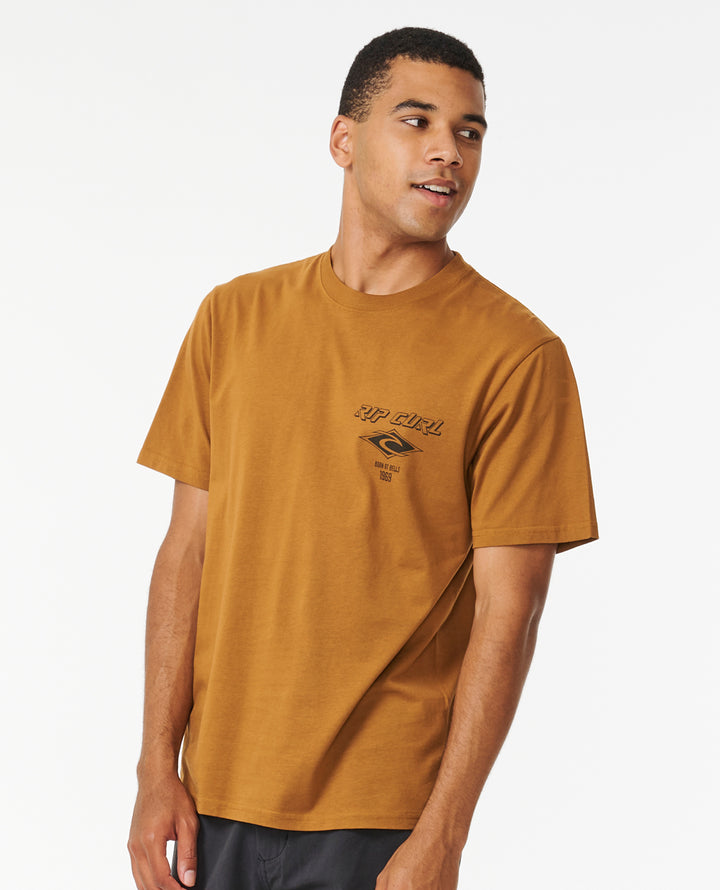 Rip Curl Men Fade Out Icon Tee 0CAMTE