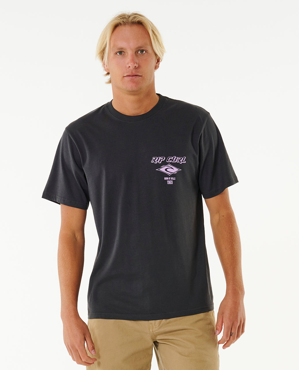 Rip Curl Men Fade Out Icon Tee 0CAMTE