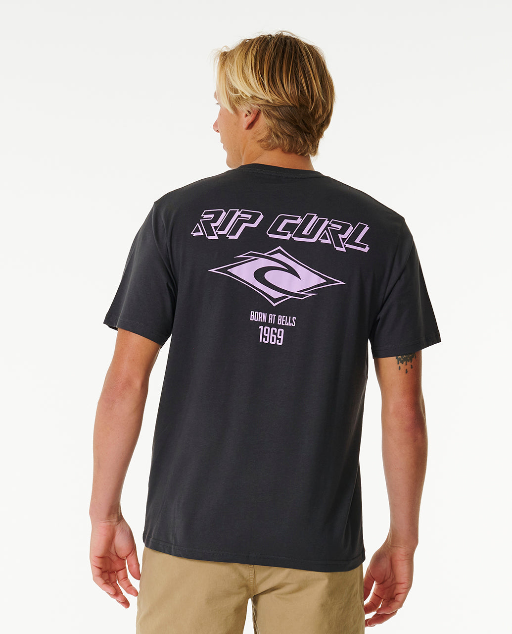 Rip Curl Men Fade Out Icon Tee 0CAMTE