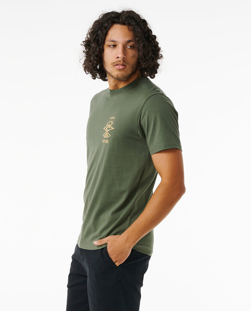 Rip Curl Men Search Icon Tee 0CBMTE