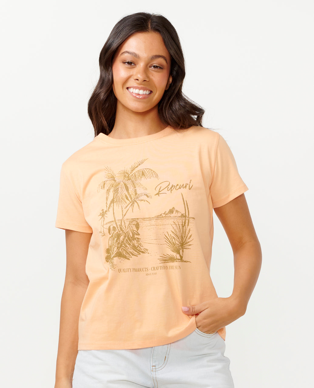 Rip Curl Women Buena Vista Standard Tee 0DWWTE