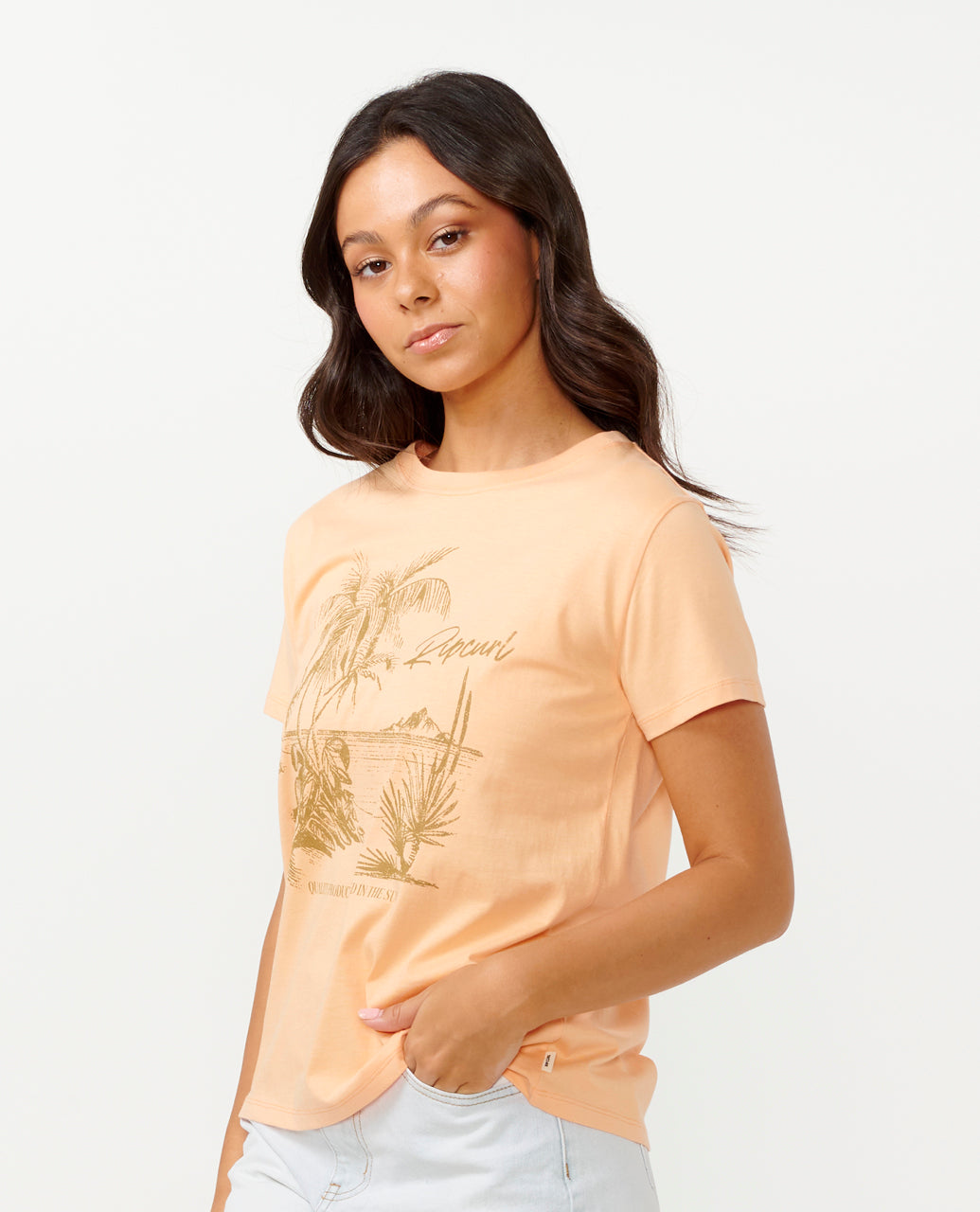 Rip Curl Women Buena Vista Standard Tee 0DWWTE