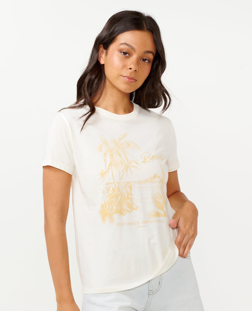 Rip Curl Women Buena Vista Standard Tee 0DWWTE