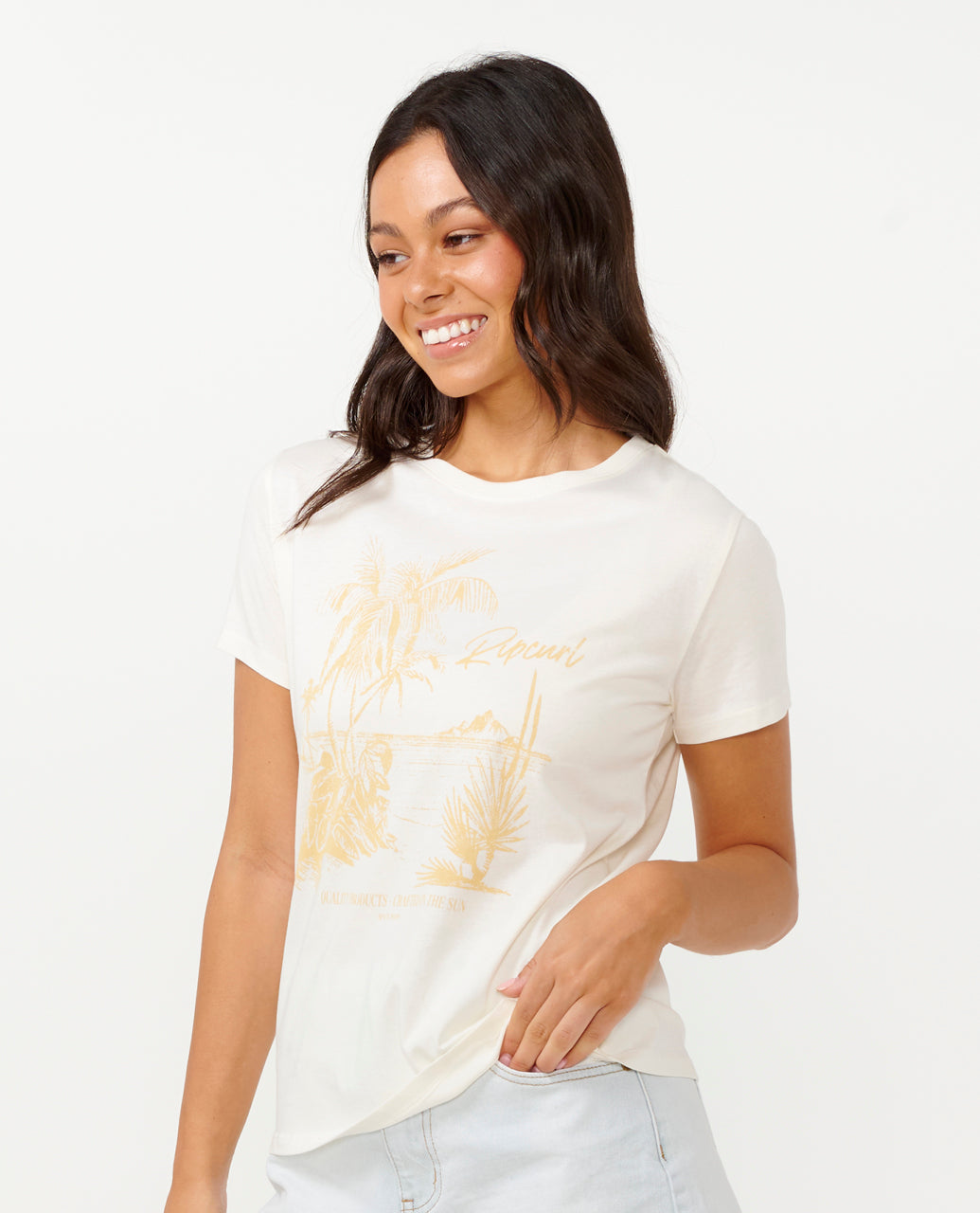 Rip Curl Women Buena Vista Standard Tee 0DWWTE