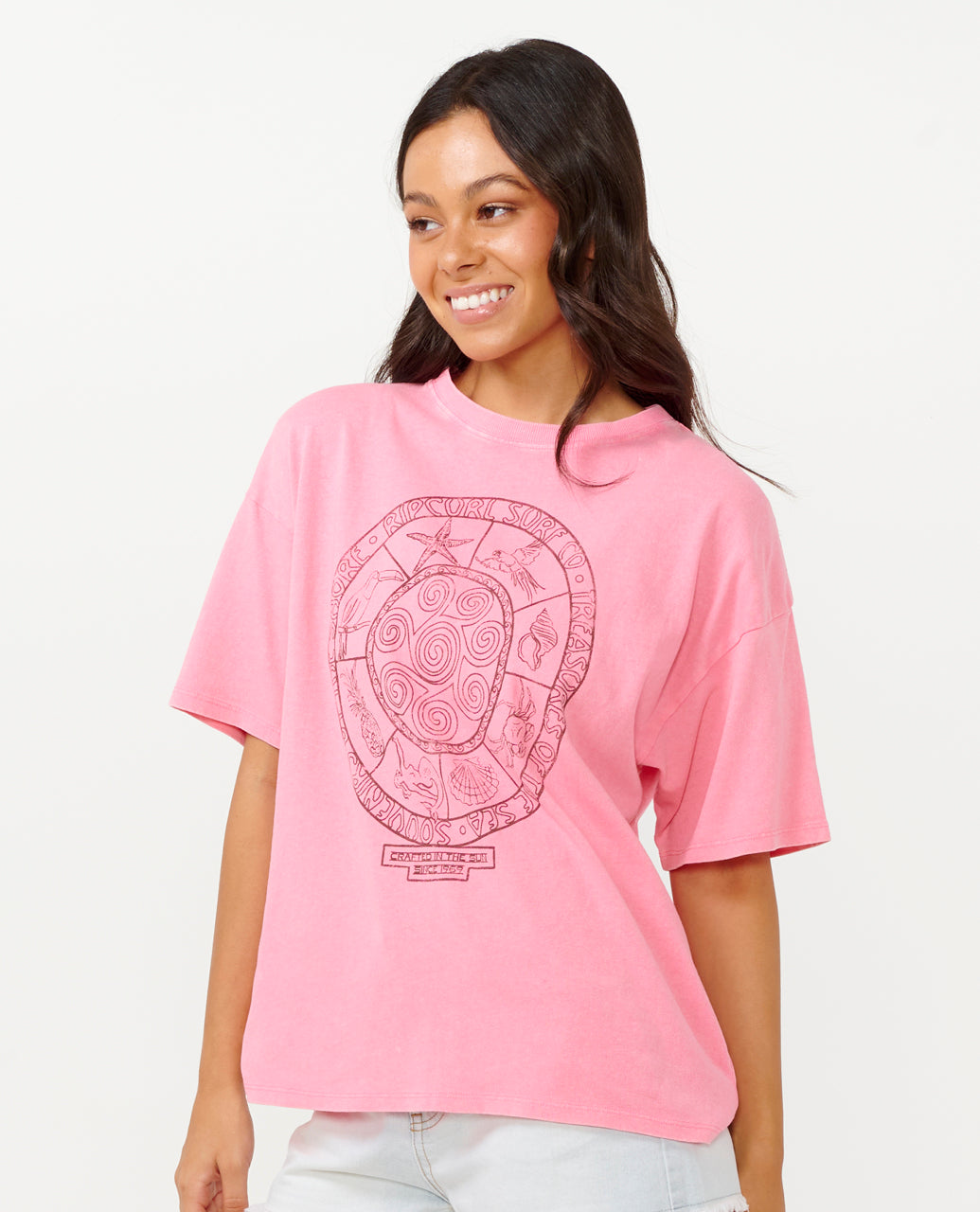 Rip Curl Women Souvenirs Heritage Tee 0E7WTE