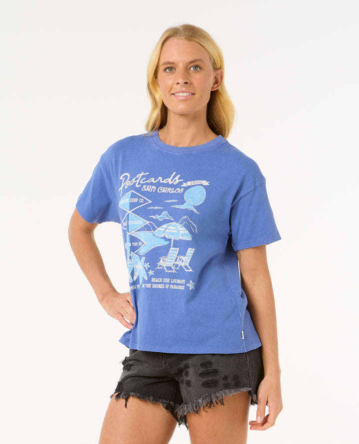 Rip Curl Women Postcards Relaxed Tee 0F8WTE