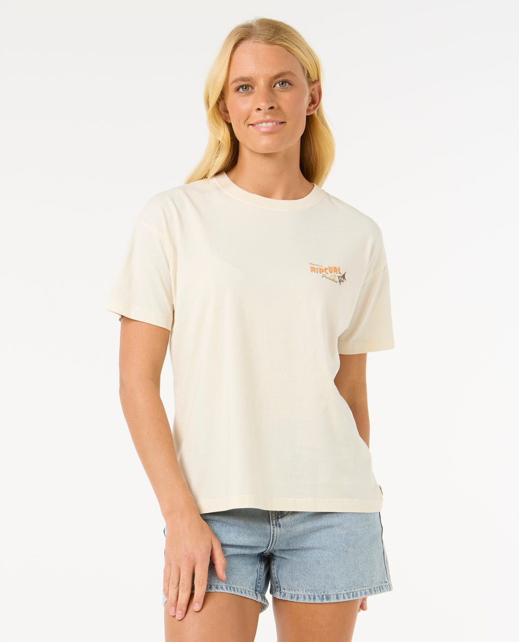 Rip Curl Women Cala Vadella Relaxed Tee 0FKWTE