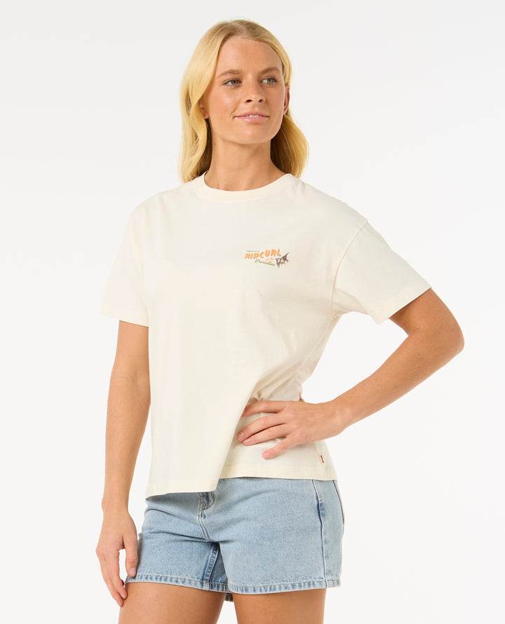 Rip Curl Women Cala Vadella Relaxed Tee 0FKWTE