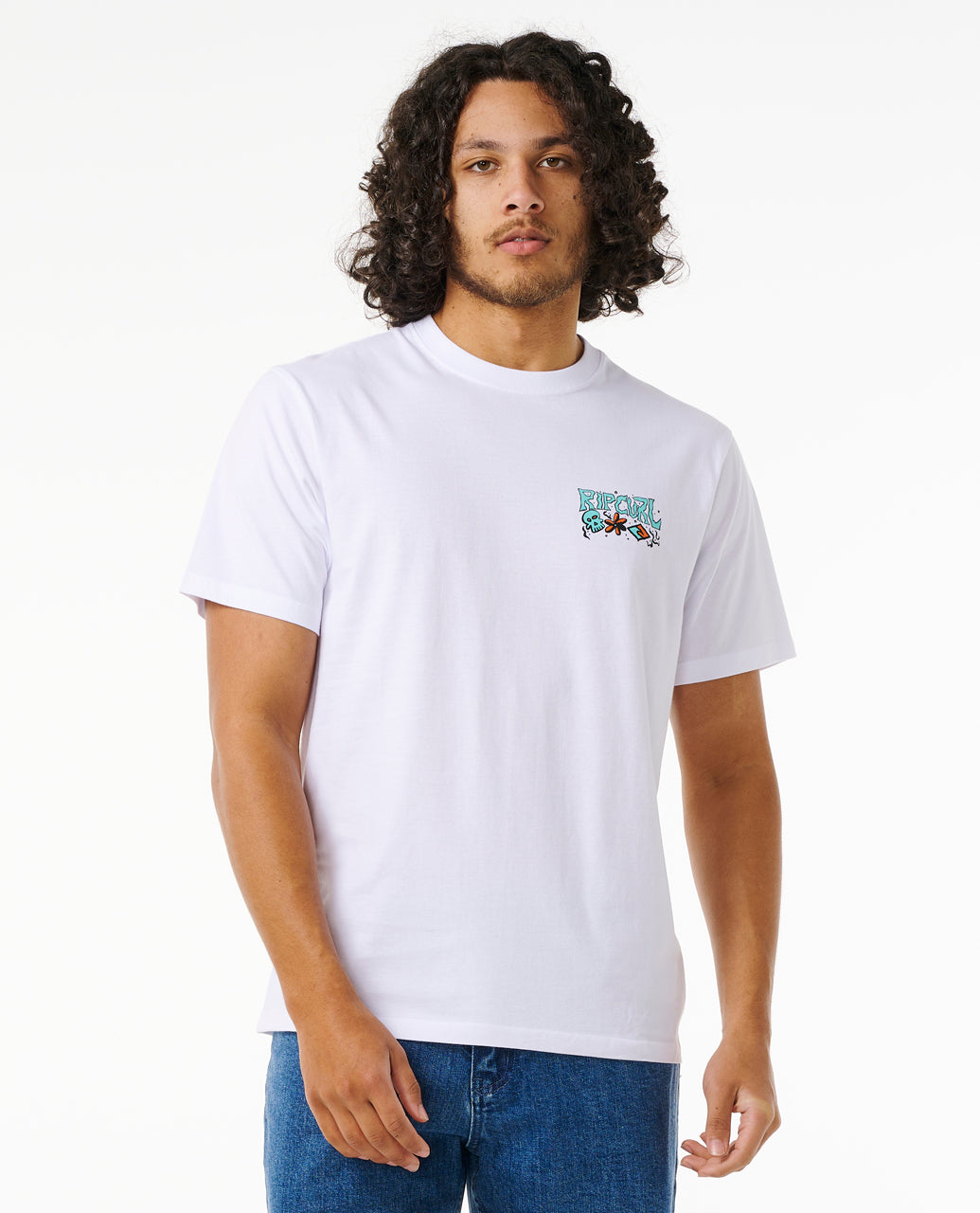 Rip Curl Men Pushin Daisies Tee 0GMMTE