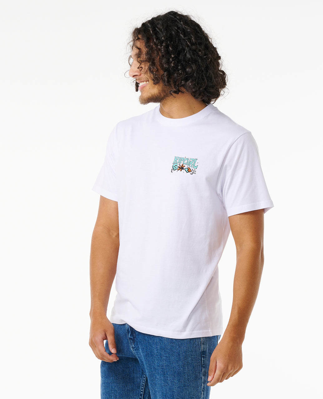 Rip Curl Men Pushin Daisies Tee 0GMMTE