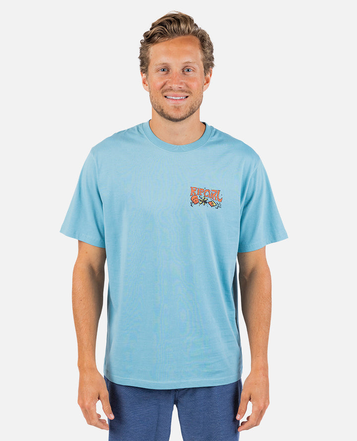 Rip Curl Men Pushin Daisies Tee 0GMMTE