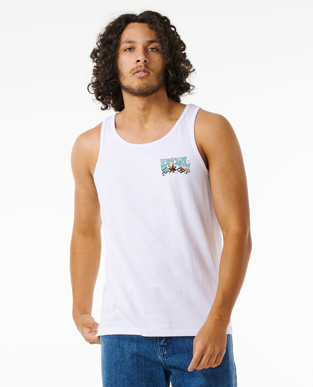 Rip Curl Men Pushin Daisies Tank 0GOMTE