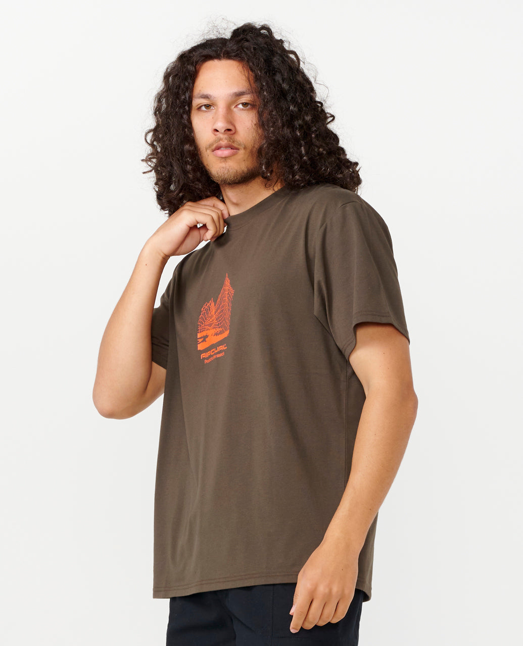 Rip Curl Men Vaporcool Search Frequency Tee 0KCMTE