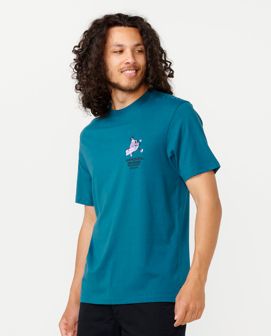 Rip Curl Men Flash Repairs Tee 0KQMTE