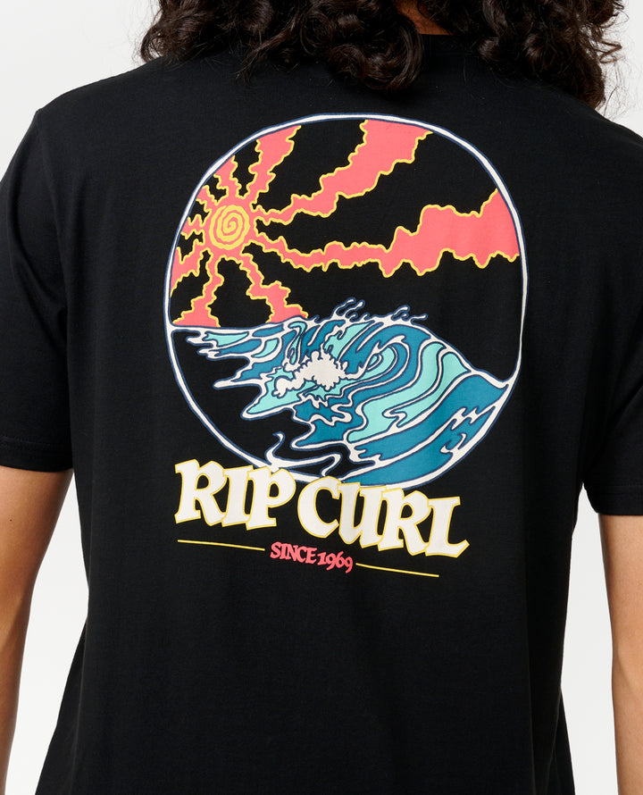 Rip Curl Men Hazed And Tubed Tee 0KSMTE