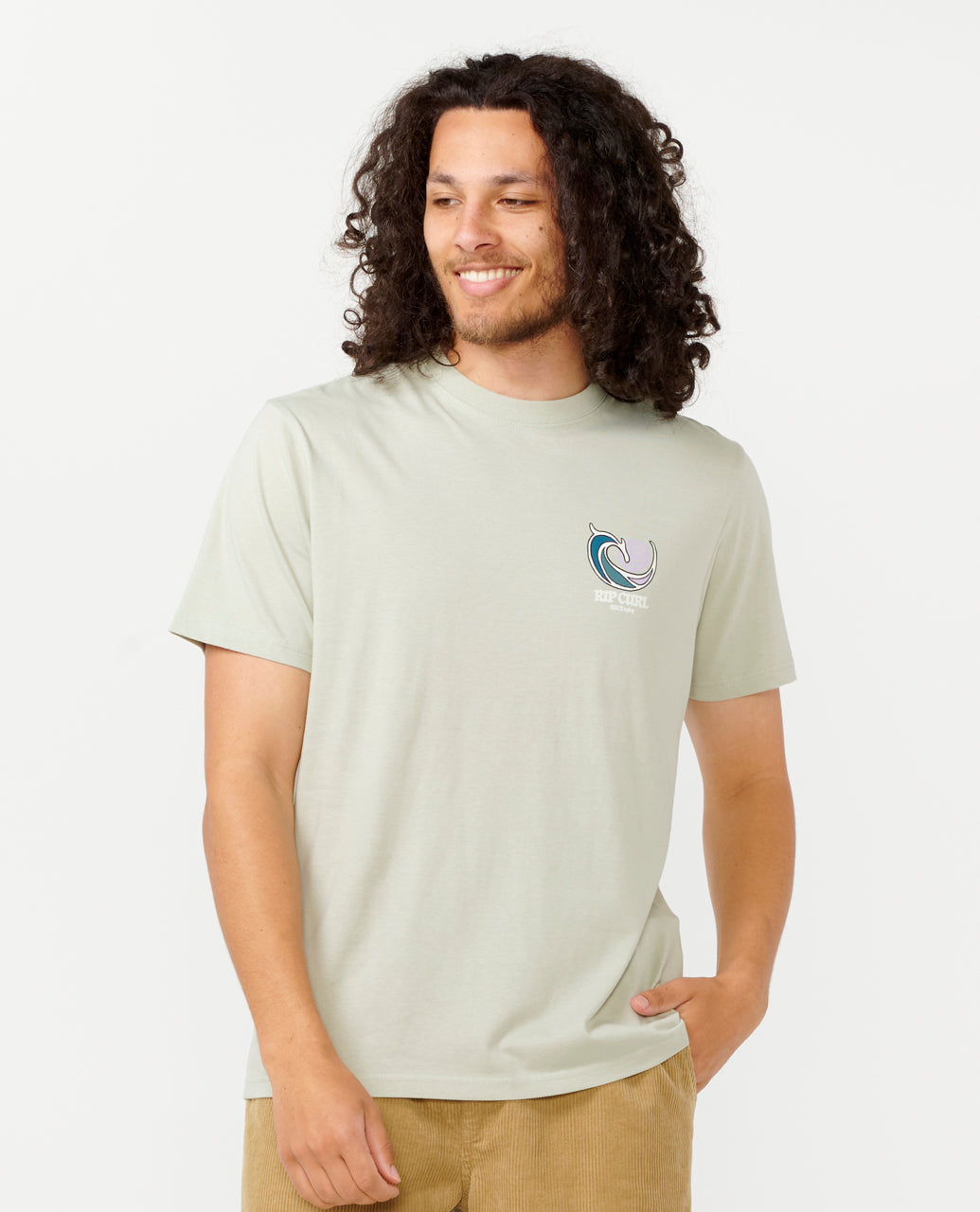 Rip Curl Men Hazed And Tubed Tee 0KSMTE