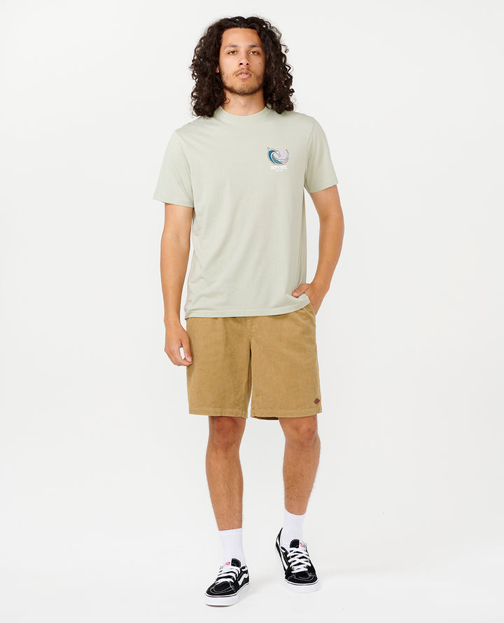 Rip Curl Men Hazed And Tubed Tee 0KSMTE