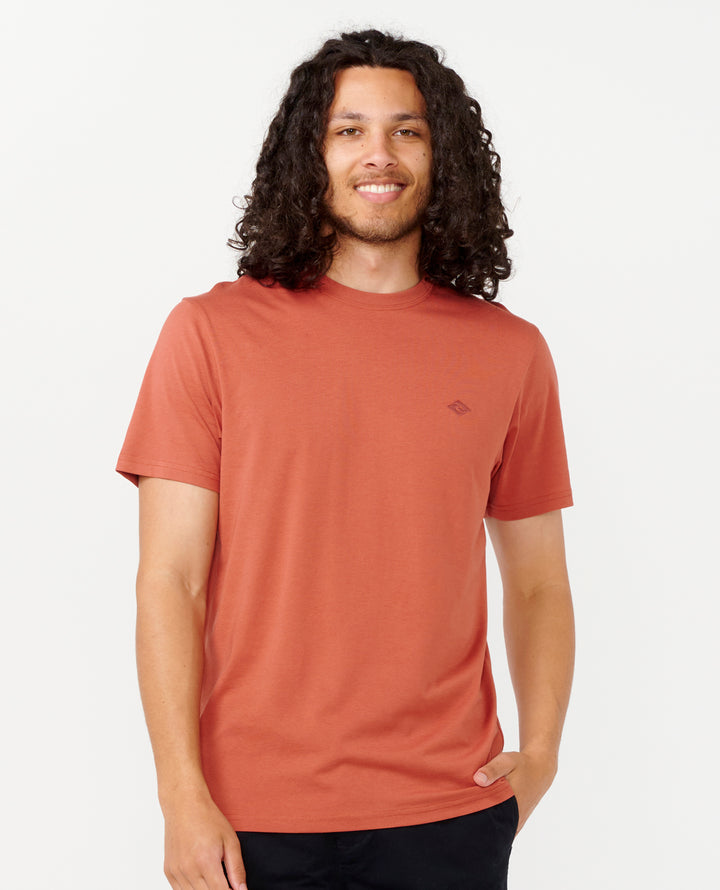 Rip Curl Men Brand Icon Embroidery Tee 0N7MTE