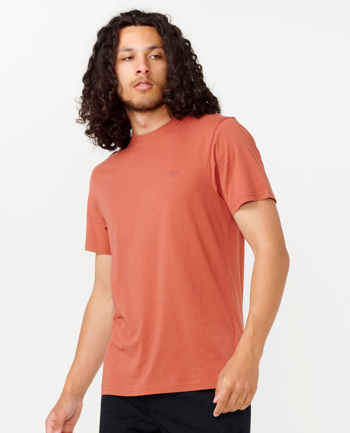 Rip Curl Men Brand Icon Embroidery Tee 0N7MTE