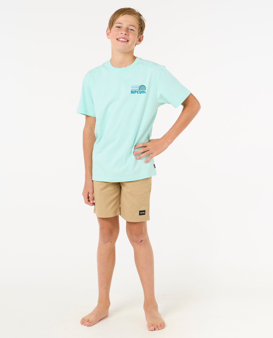 Rip Curl Boy Surf Revival Stacked Tee-Boy 116BTE